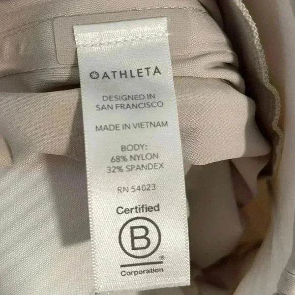 ATHLETA COSMIC BEIGE CROP PANTS Womens size XSP - Picture 6 of 7